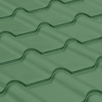 plechová krytina SATJAM střešní krytina Grande Plus PE25 RAL 6005 tmavě zelená