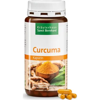 Přírodní produkt Sanct Bernhard Kurkuma Extrakt 180 mg kurkuminoidů 180 kapslí