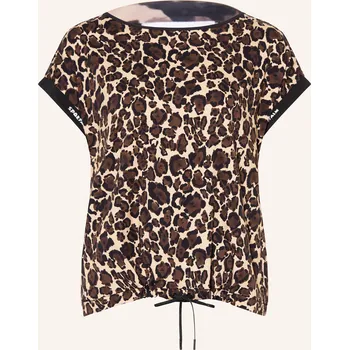 Dámské tričko Sportalm Dámské Tričko, světle hnědá / hnědá / černá, 36