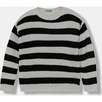 Dívčí svetr Dětský svetr United Colors of Benetton 1Z8SQ108Z.G.seasonal šedá 09X, vel. 120