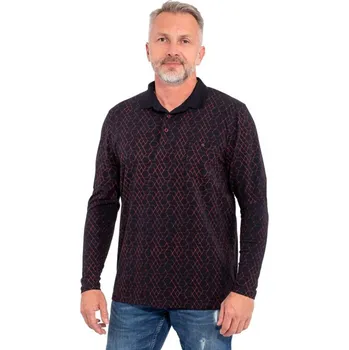 Pánské tričko JTX - Jihočeská textilní Písek Pánské tričko s límečkem HAXAL L černá L