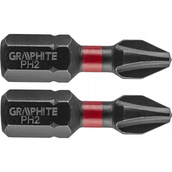 Bit GRAPHITE 56H501 PH2 x 25 mm rázové bity