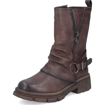 Dámské kozačky Dámská kotníková obuv RIEKER 91471-25 hnědá W5 41