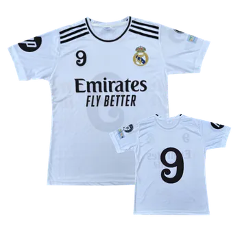 Numberoplus Premium pánské fotbalové dresy Real Madrid FC - Č.09 Velikost: S