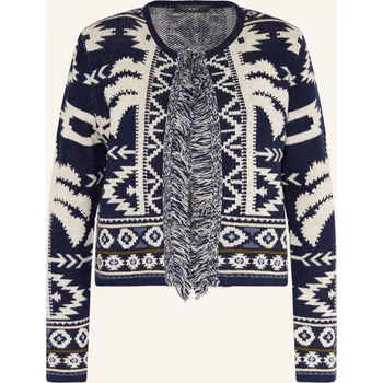 Dámský svetr Oui Dámský Pletený Kardigan S Třpytivou Přízí, tmavě modrá /...