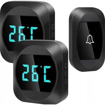 Domovní zvonek Bezdrátový zvonek Spreest s dosahem 300 m a hlasitostí 110 dB