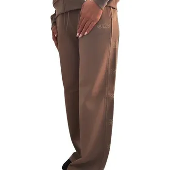 Dámské kalhoty Dámské kalhoty GUESS Octavia V5BB12 hnědé hnědá M