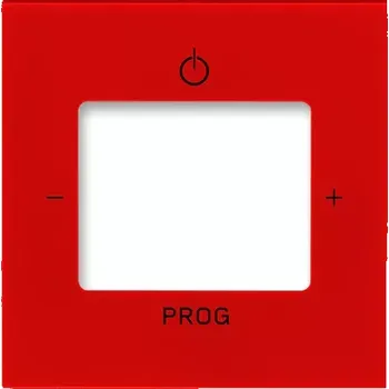 Elektrická zásuvka Kryt zesilovače s tunerem FM, 3299H-A40200 65, ABB, Levit®, červená (ABB, Levit®, červená)