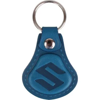 Ostatní výrobci Přívěsek na klíče SUZUKI kožený - modrý