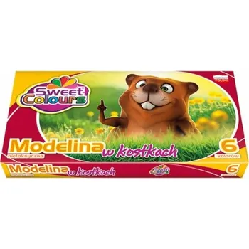 Výtvarná sada Modelovací hlína Sweet Colours 6 ks
