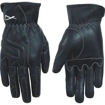 Moto oblečení A-PRO ROADER - černé kožené moto rukavice M