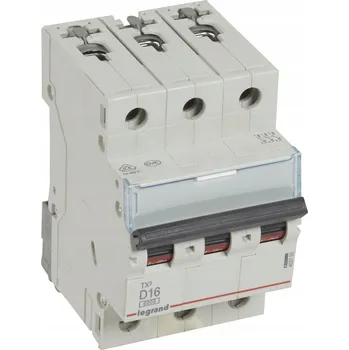 Jistič LEGRAND Jistič S303 3P D 16A 6kA TX3 403755