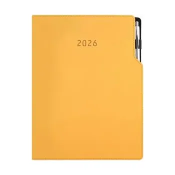 Diář Diář GEP s propiskou týdenní A4 2026 - hořčicová