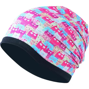 Čepice Dívčí čepice sovičky CF5623 Kugo