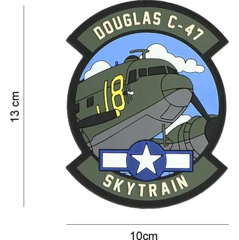 Nášivka 101 INC Nášivka 3D PVC Douglas C-47