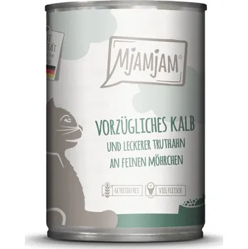 Krmivo pro kočku 24x400g MjAMjAM - telecí a krůtí