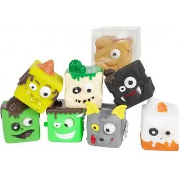 Teddies Kostka příšera antistresová mačkací silikon 5x5 cm