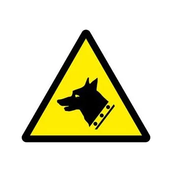 Hlídací pes - SYMBOL, samolepka 100x100