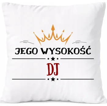 Polštář Polštář pro DJ jako Dárek s potiskem fotografie, bílý PoliDraw