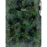 Diář DESIGN denní A4 2026 - černá - Kapradina