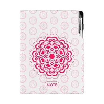 Notes - zápisník DESIGN A4 nelinkovaný - Mandala červený
