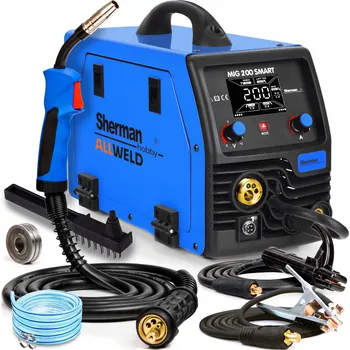 Svářečka Svářečka MIG/MAG SHERMAN SMART MIG 200A synergická MAG MMA TIG 230V invertor