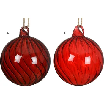 Vánoční ozdoba Kaeming Vánoční ozdoba CLEAR, 8 cm, 2 druhy, KSD