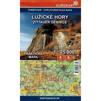 Góry Żytawskie i Łużyckie / Zittauer Gebirge, Lausitzer gebirge 1:25 000. Mapa turystyczna. Kartografie HP Kolektivní práce