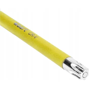 Klíč Torx klíč T27 dlouhý - žlutý, s otvor a magnet