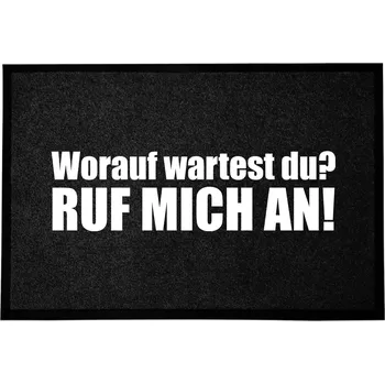 Vstupní rohožka černá dekorativní Dárek do domu | Zadzwoń 60x40cm