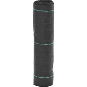 Stavebniny vidaXL Mulčovací textilie černá 0,5 x 50 m PP