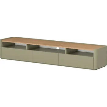 Televizní stolek TV stolek 200 Elivo - Meble Bogart eukalyptus / dub baltic dune 200x35.5 cm