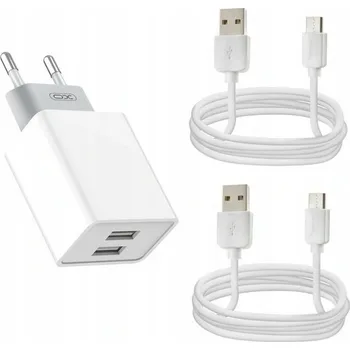 Síťová nabíječka XO 2xUSB 2400 mA 5 V Quick Charge