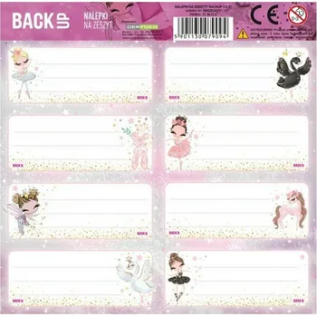 samolepka Samolepky na sešit Minecraft Derform 8 ks