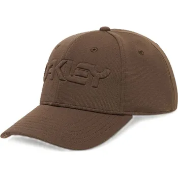 Kšiltovka Oakley kšiltovka 6 Panel Stretch Hat Embossed Cocoa Brown | Hnědá | Velikost S/M