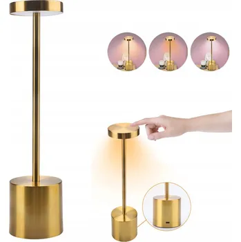 Lampička Stolní lampa Beede NOČNÍ LAMPA zlatá 3 W