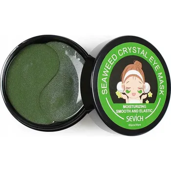 Pleťová maska Sevich Mořská řasa Křišťálová oční maska Zelená Plátky 60ks