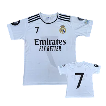 Numberoplus Premium pánské fotbalové dresy Real Madrid FC - Č.07 Velikost: S