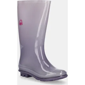 Dívčí holínky Dětské holínky United Colors of Benetton 8T5JCD01V.G.seasonal fialová 04X, EUR 32