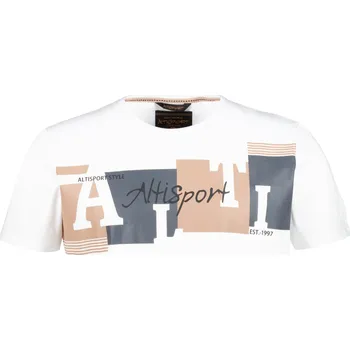 Pánské tričko Pánské triko ALTISPORT EDWARD BÍLÁ XXL