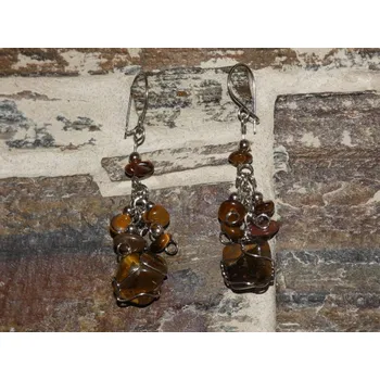 Náušnice Náušnice (tygří oko)