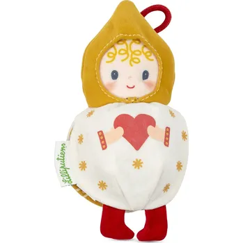 plyšák Lilliputiens - vánoční plyšová dekorace - bílá elfka Mimmi