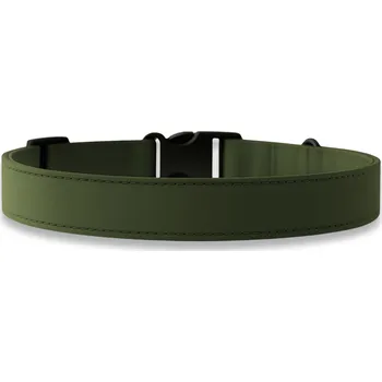 Obojek pro psa PafDog® Softshellový obojek pro psy - KHAKI ZELENÁ Vyberte velikost: L
