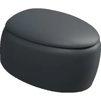 Klozet WC závěsné Touch, keramické, ebano matné, rimless, TOWCSOSC028FI