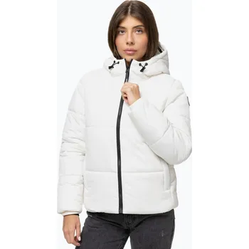Dámská zimní bunda Pitbull Vista Quilted Hooded off white