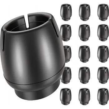 Podložka pod nábytek Ochranné návleky na nohy židle černé 12-16 mm 16 ks