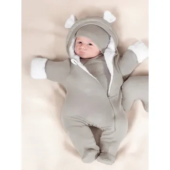 Kojenecký overall Kojenecký teplákový overal s volnou, šedý Nicol, vel. 68