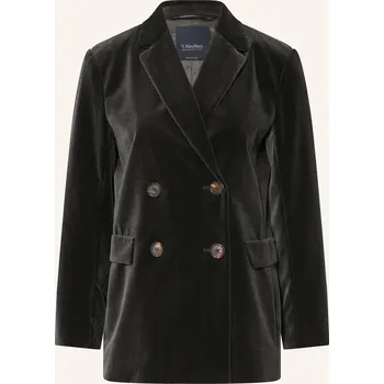 S Max Mara Dámský Manšestrový Blejzr Prisca, tmavě šedá, 42