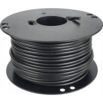 elektrický kabel Vysokonapěťový kabel Kerbl 50 m, 1,6 mm, černý, dvojitá izolace