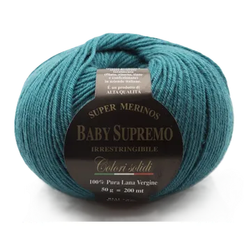 Příze Merino vlna Rial Filati Baby Supremo petrol